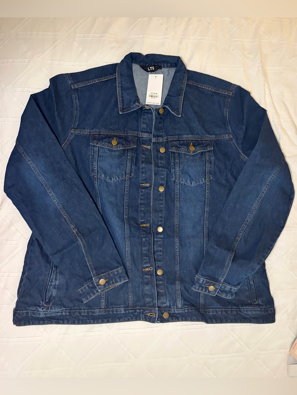 long tall sally Dark Blue Denim Jean Jacket